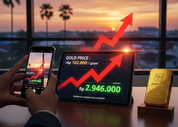 Jelang Imlek, Harga Emas Antam Turun Jadi Rp 2.940.000/Gram
